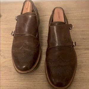 Gently Used Size 10 Double Monk Cole Hann shoe